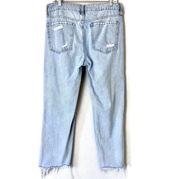 Garage Rethink Light Wash Ex Boyfriend Straight Leg Jeans Size 7 - Picture 3 of 6